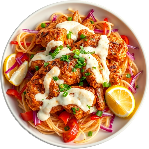 Chicken Schwarma dish