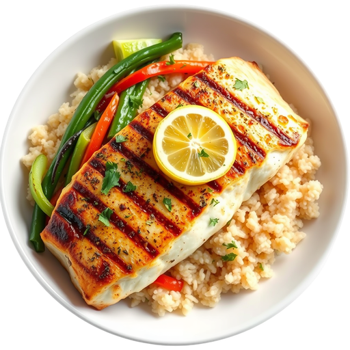 Grilled Mahi Mahi Plate dish