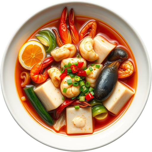 Seafood Soondubu dish