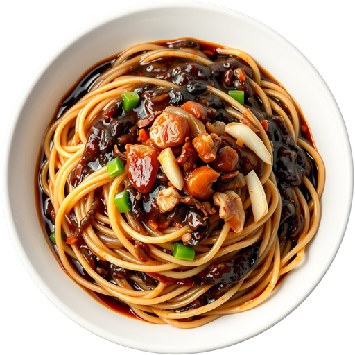 Black Bean Sauce Noodles dish
