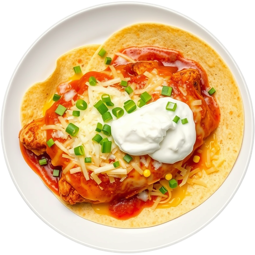 Chicken Enchilada dish