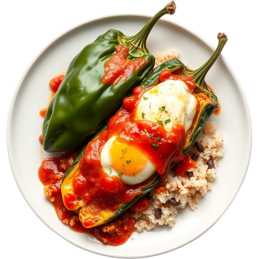 Chile Relleno Plate dish