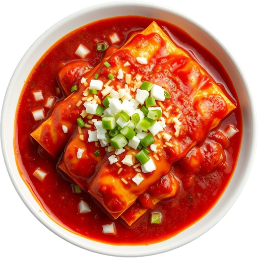 Red Enchiladas dish