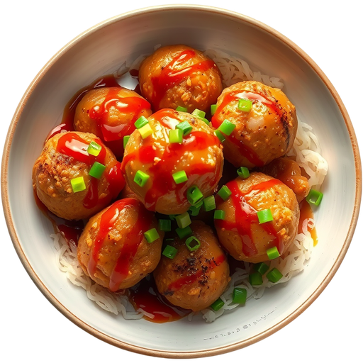 Chicken Meatball Tsukune dish