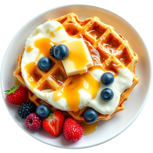 Breakfast Waffle dish