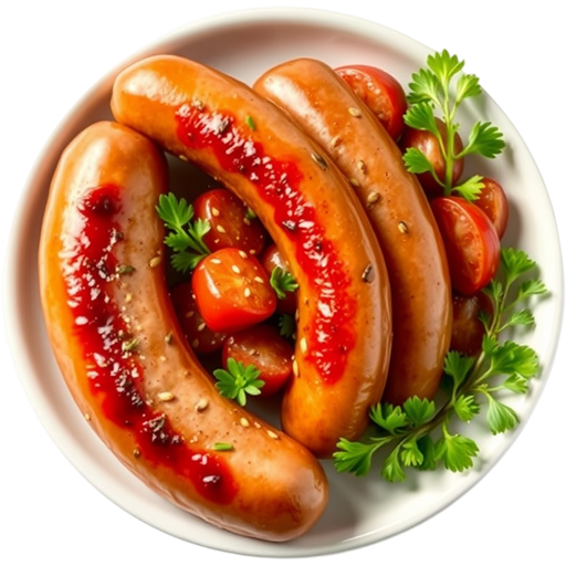 Fresh Bratwurst dish