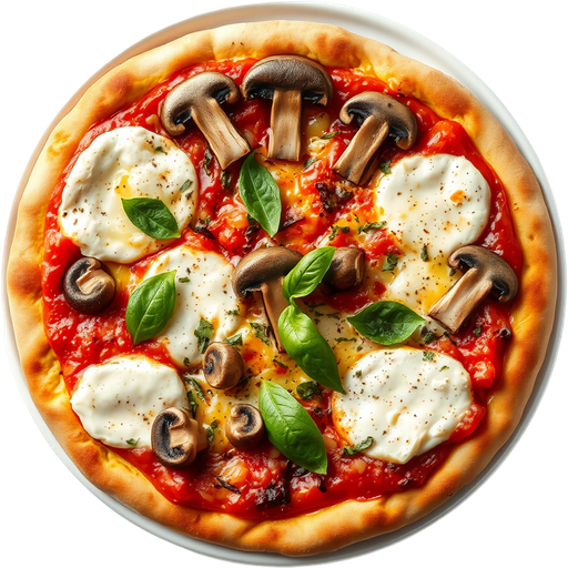 Mushroom Pizza dish