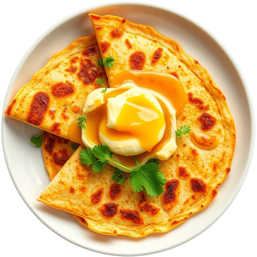 Tortilla Appetizer with Honey Butter dish