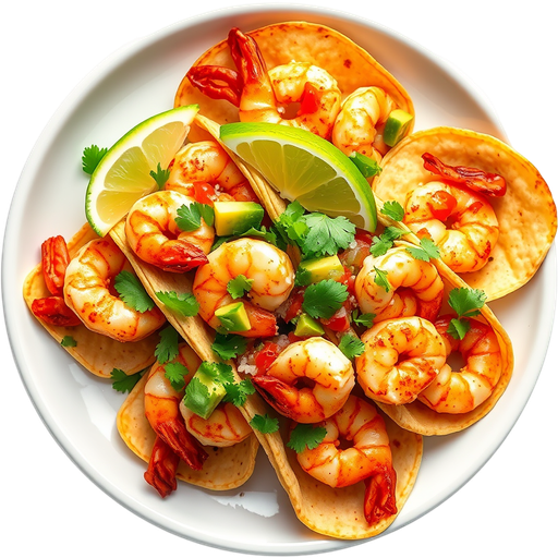 Playa Shrimp Taquitos dish