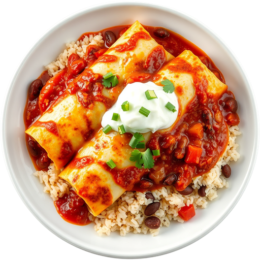 Enchiladas Y Chile Rellino dish