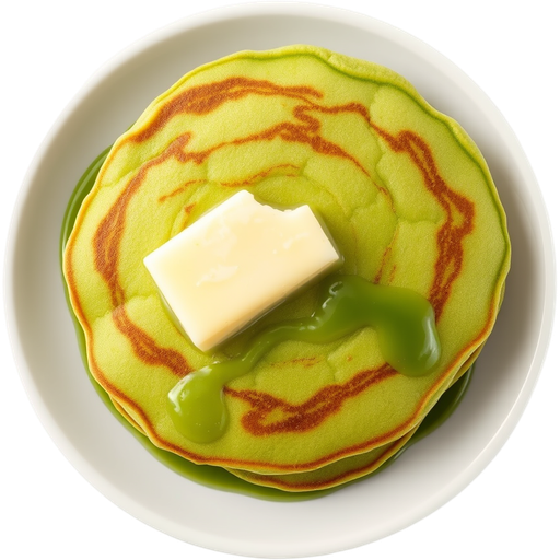 Green Tea Pancakes dish