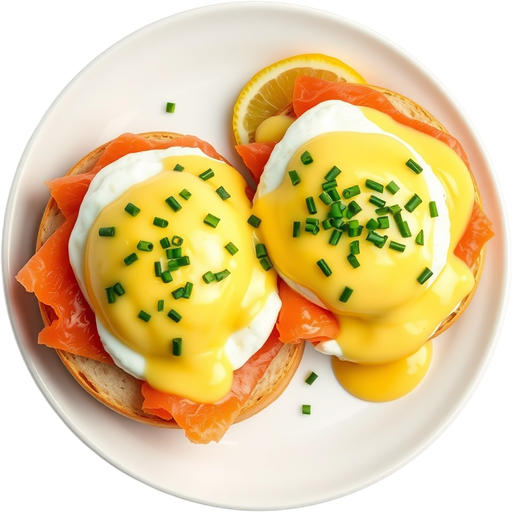 Lox Benedict dish