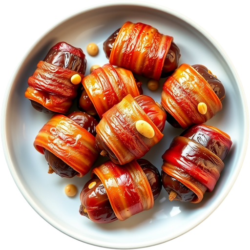 Bacon-wrapped Dates dish