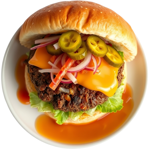 Cheeseburger Bao dish