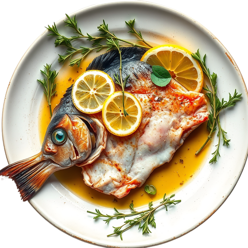Swordfish dish