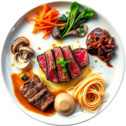 Five Course Wagyu Dinner dish