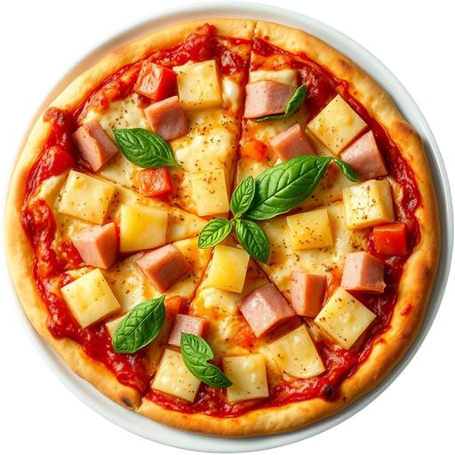Hawaiian Style Pizza dish