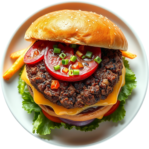Build Your Own Burger dish