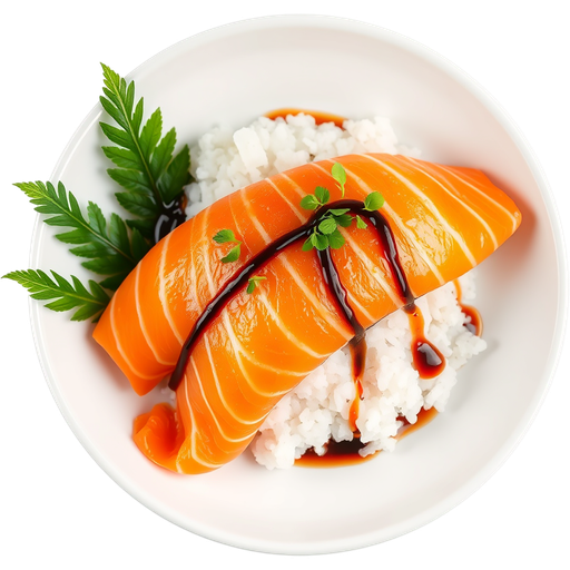 Salmon Sushi dish