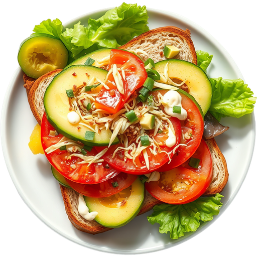 Vegetarian Sandwich dish