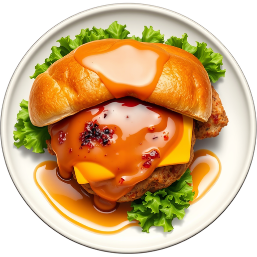 Chicken Sliders with Cheese and Honey dish