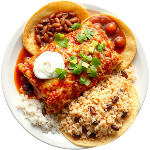 Enchilada Combo dish