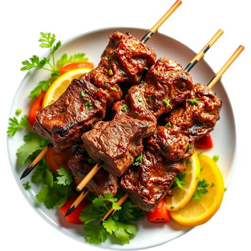 Lamb Skewers dish