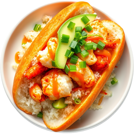 Spicy Lobster Roll dish